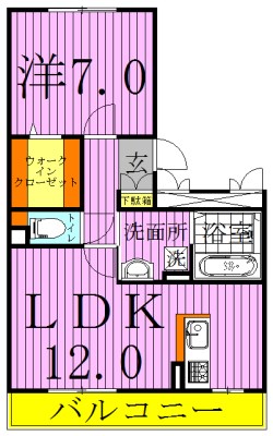 春日レジデンスⅡ 間取り