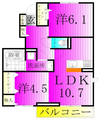 カミーノ　コモド　Camino　Comodo  101号室 間取り