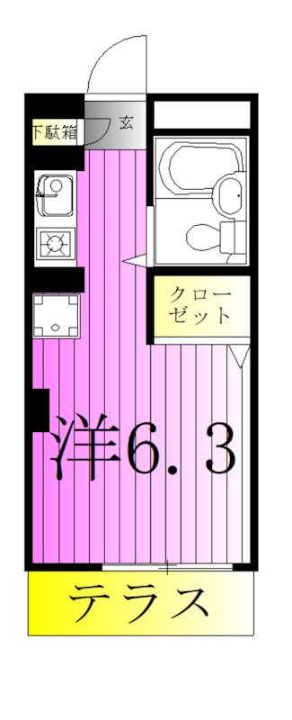 casa de rosa 間取り図