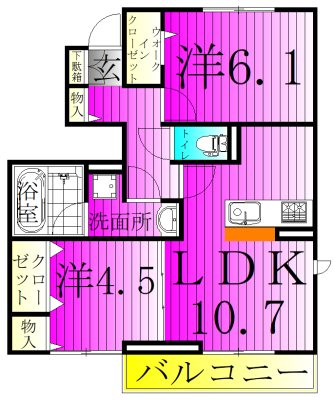 ﾙｶﾞｰｾｸﾞｰﾛ　LugarSeguro 間取り