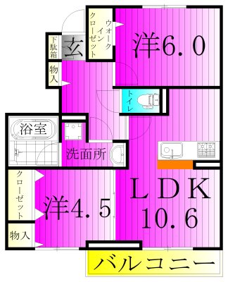 カミーノ　コモド　Camino　Comodo  103号室 間取り