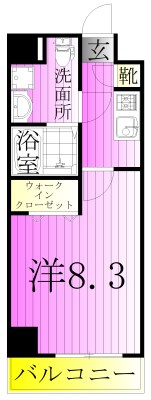 アルファコート綾瀬３ 間取り図