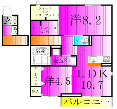カミーノ　コモド　Camino　Comodo  201号室 間取り