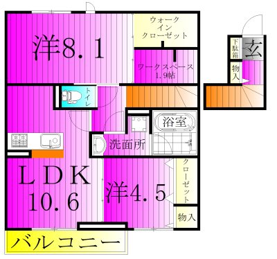 カミーノ　コモド　Camino　Comodo  202号室 間取り