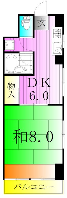 グリーンハイツ木村 間取り図