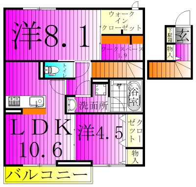 ﾙｶﾞｰｾｸﾞｰﾛ　LugarSeguro 間取り