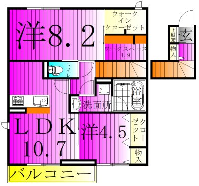 ﾙｶﾞｰｾｸﾞｰﾛ　LugarSeguro 間取り