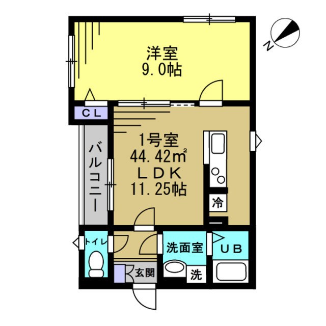グランメゾン南流山 101号室 間取り
