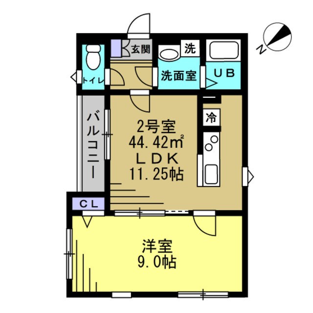 グランメゾン南流山 202号室 間取り