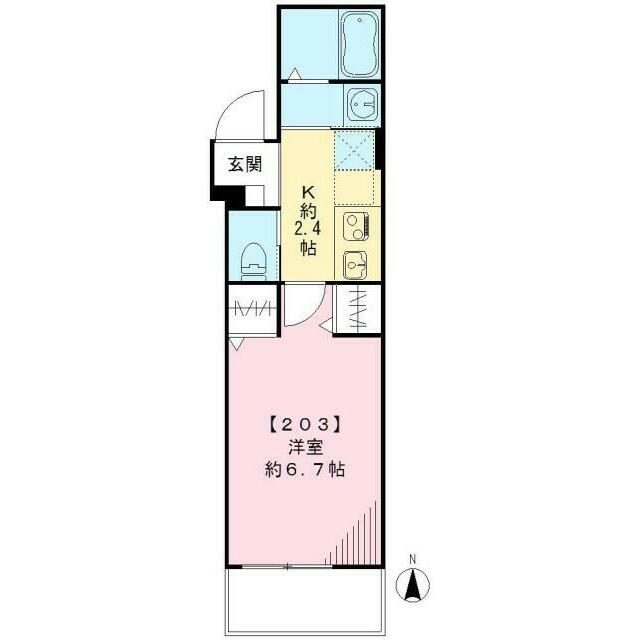 ポルックス 間取り図