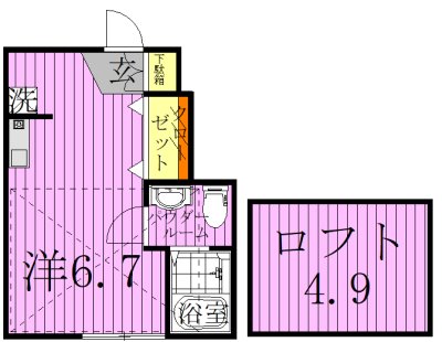 ＦＥＲＩＯ綾瀬イーストコート 間取り図