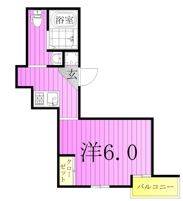 アリビオ西新井 間取り図
