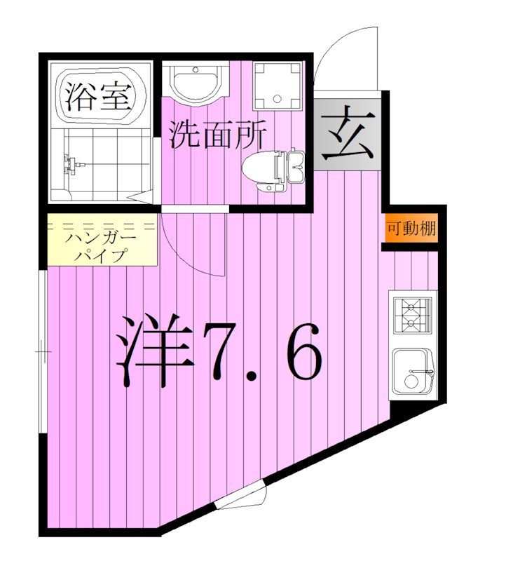 フォレスト西新井 間取り図