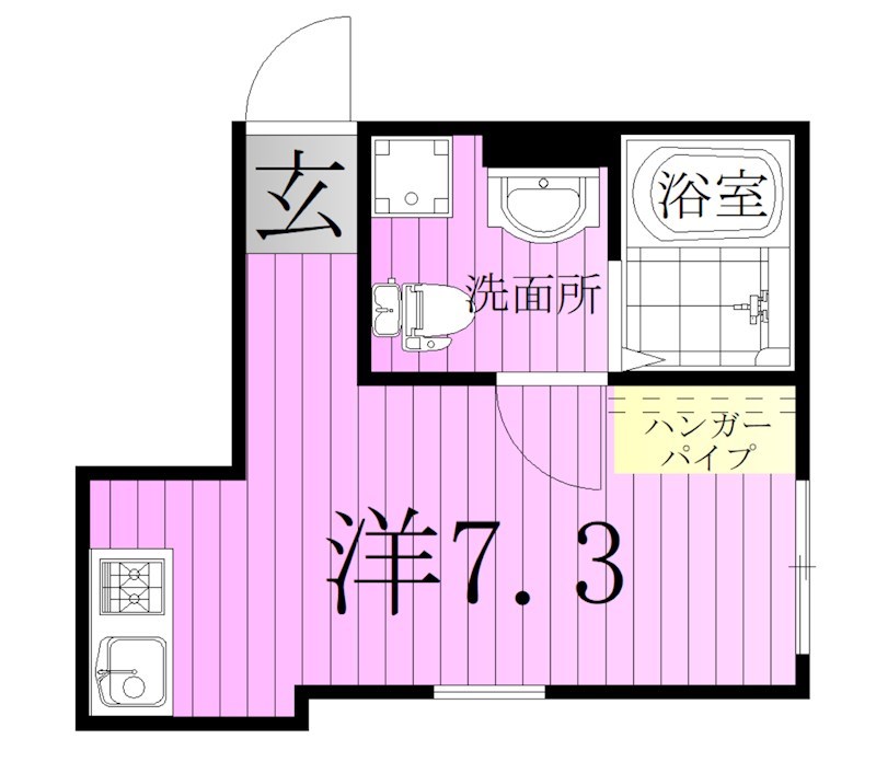 フォレスト西新井 間取り図