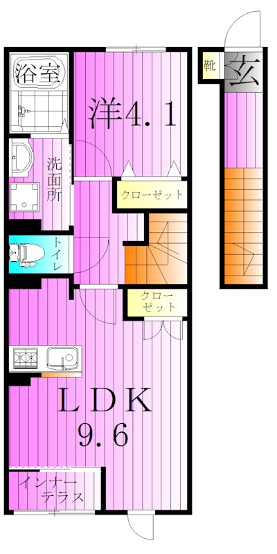 ラフィーネポルテ 間取り図