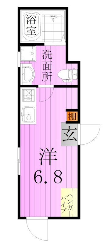フォレスト西新井 間取り図