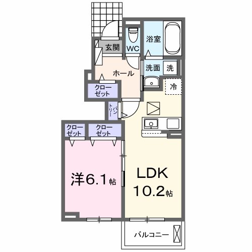 ナチュール　メゾン 間取り