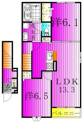 ノーブル柏Ｂ 間取り