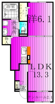 エスタブレＢ 間取り