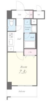グランレーヴ東尾久 間取り図