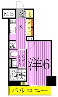 ラフィスタ大師前３ 間取り図