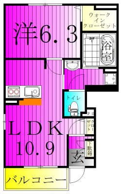 ウィステリアⅣ 間取り