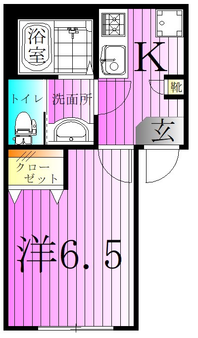 KEIAI RESIDENCE お花茶屋 間取り図