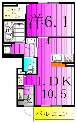 ウィステリアⅣ 間取り