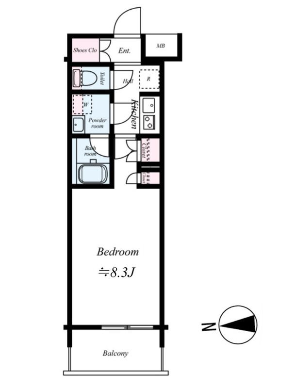 GENOVIA隅田川west sky garden 間取り図