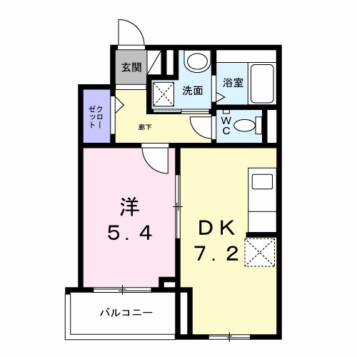 メゾン カルム No.3 間取り図