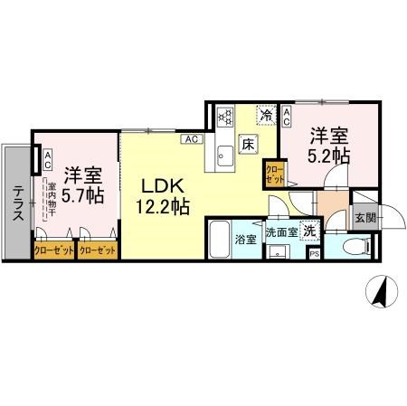 セレスティア興野 間取り図