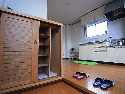 桃林ハイツ 玄関