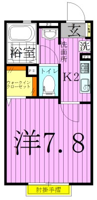 Ｐａｒｋ　Ｃｌａｉｒ２ 間取り図