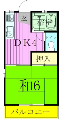 メゾンド・イナガキ 203号室 間取り