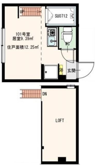 ひかりコーポＥＸ 間取り図
