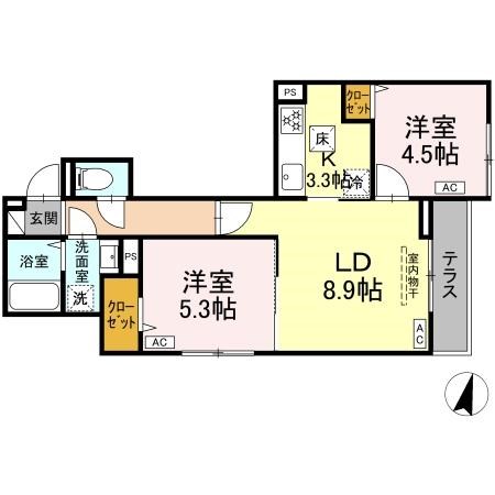 セレスティア興野 間取り図