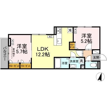 セレスティア興野 間取り図