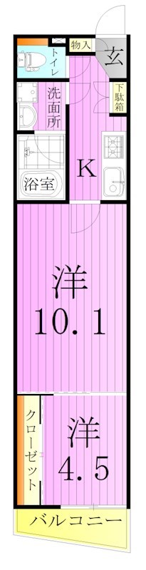 LUMEED梅島 間取り図
