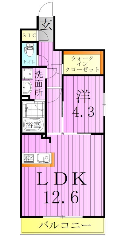 LUMEED梅島 間取り図