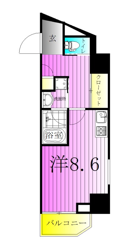 ART APARTMENT IN TOKYO NORTH 間取り図