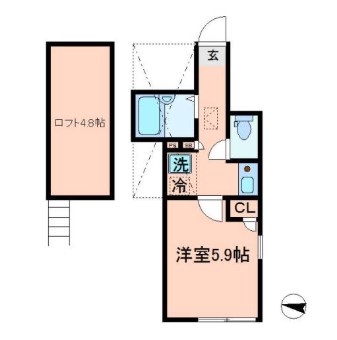 シエール江北 間取り図