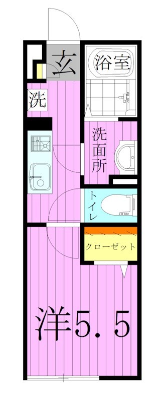 グレイス高野2  間取り図