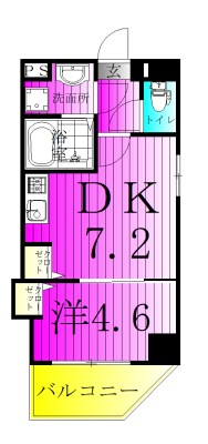 GRAF馬橋 602号室 間取り