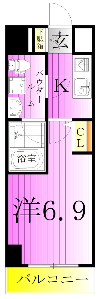 スプレスター綾瀬  間取り図