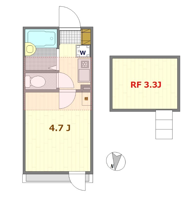 ノーザンロード扇大橋 間取り図