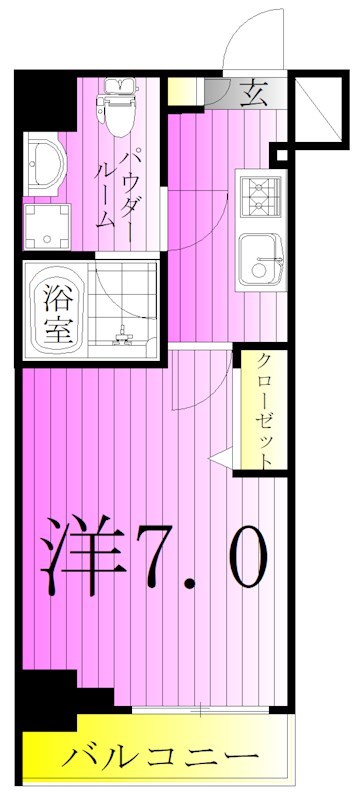 ラフィスタ金町 間取り図