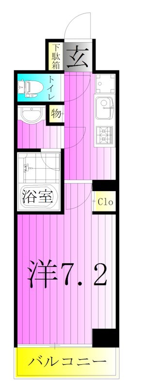 南千住レジデンス 間取り図