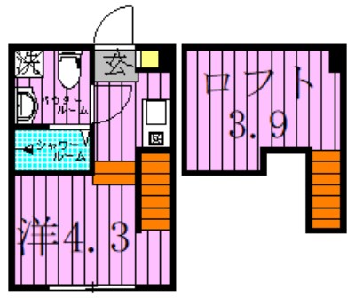 La　Ciel　Ⅱ 間取り図