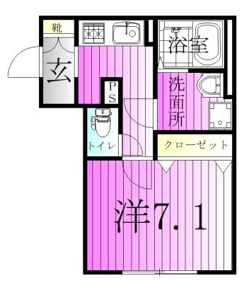 イクシオ六月 間取り図
