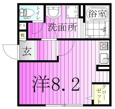 イクシオ六月 間取り図
